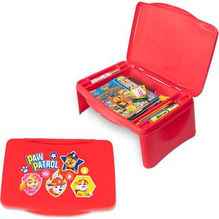 Paw Patrol Kids Lap Desk med opbevaring - Foldet l?g og sammenfoldelig design - B?rbar til rejser eller brug i sengen derhjemme - fantastisk til