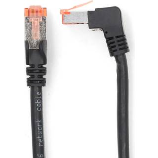 Nedis Kat 6 kabel | RJ45 Han | RJ45 Han | SF/UTP | 1.00 m | Runde | LSZH | Sort | Konvolut