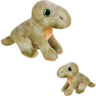 Dreidel Company Plush Brontosaurus Mighty Mights 3,5 """" Inch Plush fyllda supermjuka och gosiga djurleksaker Klassrumsdekorationer pojkar och fli