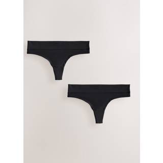 Next Black Thong Ultimate Comfort Knickers 2 Pack