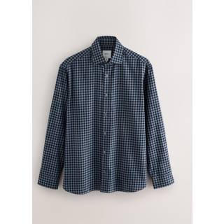 Next Ternet blød 100% bomuld elegant langærmet skjorte - medium