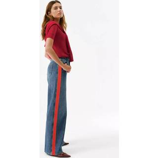 Mint Velvet Mint Velvet Indigo Stribet Brede Jeans