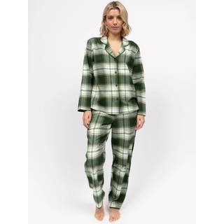 Cyberjammies Cyberjammies Green Long Sleeved Check Pyjamas Set