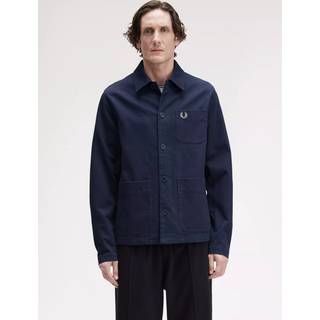 Fred Perry Bedford Corduroy Overshirt Blue