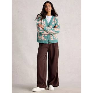 White Stuff White Stuff Green Jennifer Floral Cardigan