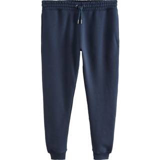 Next Navy Blue Slim Fit Cotton Rich Jersey Joggers
