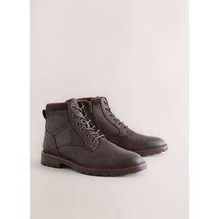 Next Høje Teddystof-foret støvler med lynlås