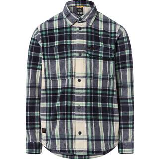 camel active Herren Overshirt blau kariert