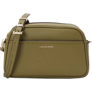 Michael Kors Jet Set Small Crossover taske olivengrøn