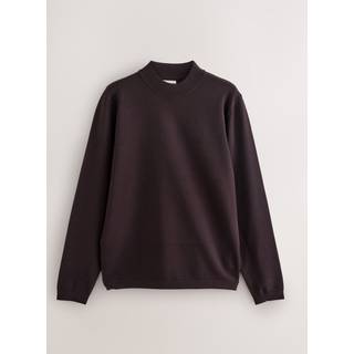 Next Normal pasform premium mellemvægtig højhalset trøje med rund hals