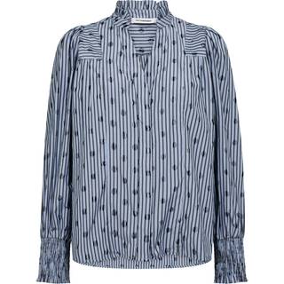 Co´Couture - Trixiecc Dot V-Shirt 35871 - 17 - Blue