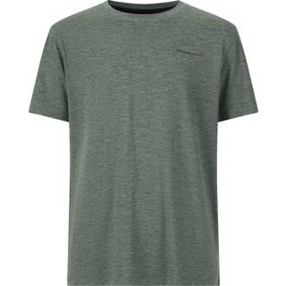 Endurance Abdon Melange SS Tee Grøn 14/164 til junior - Komfortabel og åndbar løbetrøje