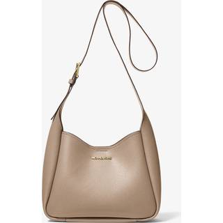 MK Birch Medium Pebbled Leather Messenger Bag - Natural - Michael Kors - ONE SIZE