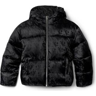 Logo Puffer Jacket - Black - 4