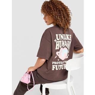 Unlike Humans Protect T-Shirt, Brun