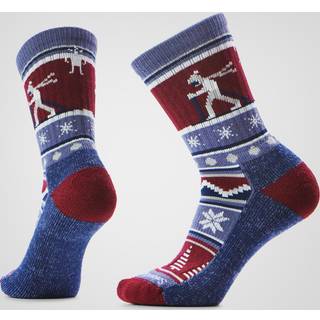 Smartwool Unisex Everyday Cozy Alpine Apres Crew Socks Nightfall Blue, 38-41