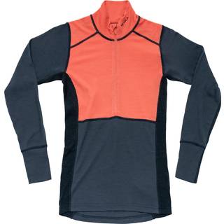 Devold Women's Lauparen Merino 190 Zip Neck Coral/Night/Ink, S