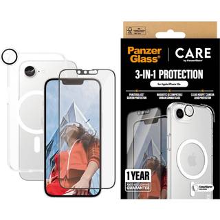 Panzerglass Care 3-in-1 Bundle Iphone 16e Transparent