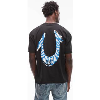 True Religion Painted T Shirt Black