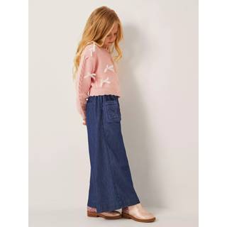 Monsoon Monsoon Chambray-bukser med brede bukseben