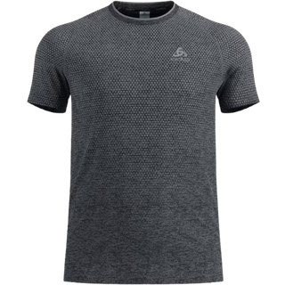 Odlo Crew Neck Essential Seamless Running Shirt Men - Grey, Size XL - grey