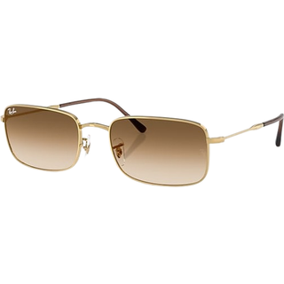 Ray - Ban Unisex RB3746 001/51 Solbriller Metal Guld Brun Firkantet Normal Skygge