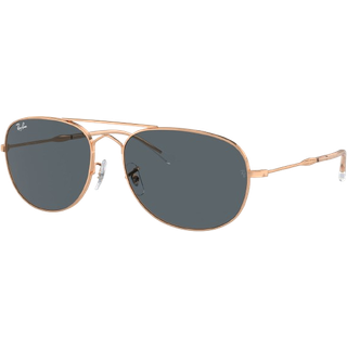 Ray - Ban Unisex RB3735 BAIN BRIDGE 9202R5 Solbriller Metal Guld Blå Pilot Normal