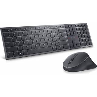 DELL KM900 tastatur Mus inkluderet Kontor RF trådløs + Bluetooth QWERTY Nordisk Grafit