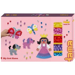 Hama Maxi, gigant gaveæske m/900 perler+3 plader [Levering: 1-2 dage]