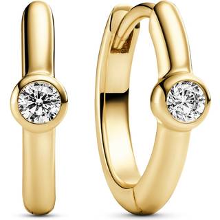 Sarzana Uno Creolo Øreringe, Gold Plated