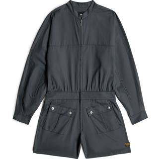 Macro Balloon Playsuit - Grey - Women