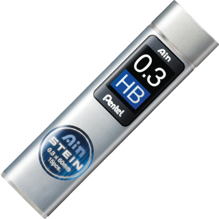 Pentel miner 0,3mm HB recycled, etui a 15 stk