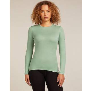 Icebreaker Women's 200 Oasis Long Sleeve Crewe Seaglass, S