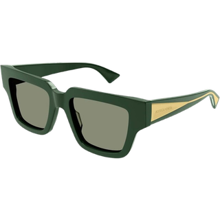 Bottega Veneta Kvinde BV1276S 003 Solbriller Acetat Grøn Grøn Firkantet