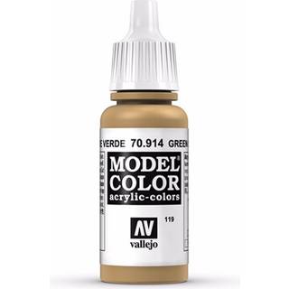 Vallejo Model Color 17Ml Green Ochre [Levering: 1-2 dage]