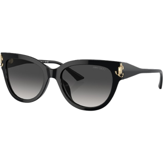 Jimmy Choo Kvinde JC5018U 50008G Solbriller Acetat Sort Grå Pantos Normal Skygge