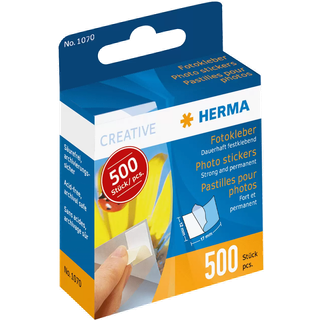 Herma fotoklæber i boks dispenser med 500 stk