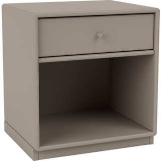 Montana DREAM sengebord med Sokkel - 141 Truffle (Quickship) - Sokkel H3