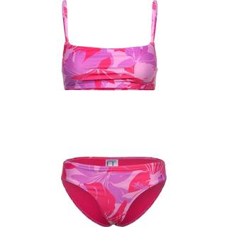 Women's Printed Adjustable Thinstap Bikini Red