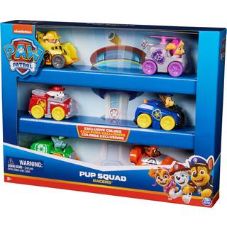 PAW Patrol Pup Squad legetøjsbiler 6 stk - 6 cm