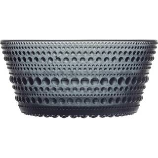 Iittala Kastehelmi Skål 23 Cl - Serveringsskåle Glas Mørkegrå - 1057142