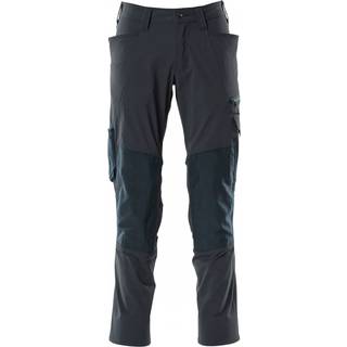 MASCOT ACCELERATE arbejdsbukser med knælommer, mørk marine - 76C50