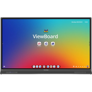 Viewsonic IFP7553 Interaktivt whiteboard 189,2 cm (74.5") 3840 x 2160 pixel Berøringsskærm Sort