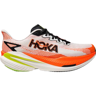 HOKA® Mach X 3 Str. 46 Herre Løbesko - Letvægts og responsiv til hurtige træningspas i hvid