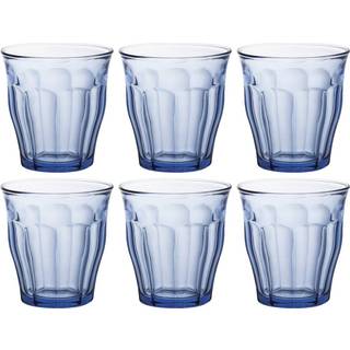 Duralex Picardie glas 25 cl, 6 stk., marineblå