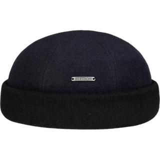 Stetson Docker wool/cashmere, navy/sort-L