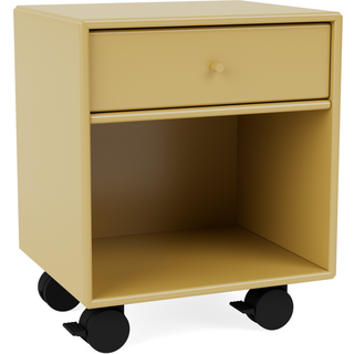 Montana DREAM sengebord med Hjul - 157 Cumin (Quickship)
