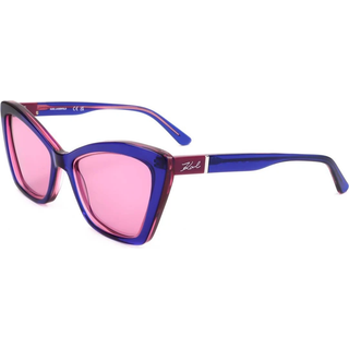 Karl Lagerfeld KL6105S 424 54 Solbriller Kvinder Blue - Transparent Blue Pink - 54mm