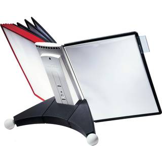Durable Sherpa borddisplay A4 komplet sort-rød