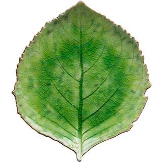 Riviera Tallerken hortensia fra Costa Nova - Grøn/Grøn farve - Keramik